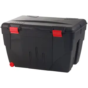 Comparateur de prix : Malle de rangement - EDA - Trafic - 200 L - Noir et rouge - Robuste et léger