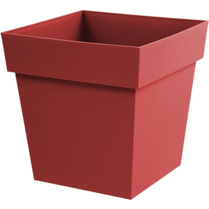 Comparateur de prix : Pot de fleur carré en plastique Ø39cm Eda Toscane terre battue