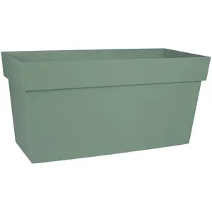 Comparateur de prix : Jardinière Muret Toscane 79 x 36 x 39 cm - Vert laurier - Eda TU