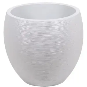 Comparateur de prix : EDA Pot rond Graphit Ø50cm - Contenance 46L - Blanc cérusé