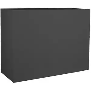 Comparateur de prix : EDA PLASTIQUE Jardinière rectangulaire Graphit - 78,5 x 29,5 x 60 cm - 46 L - Gris anthracite -