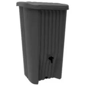 Récupérateur d'eau de pluie 150L EDA Plastiques coloris anthracite L.5... pas cher