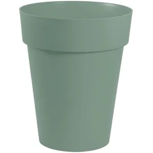 Pot de fleurs en plastique Toscane vert laurier - Ø 44 cm - Eda TU
