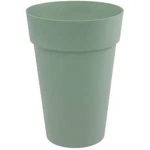 Pot de fleur/vase haut - 67l ø 46 x 65 cm - vert laurier Eda Plastique