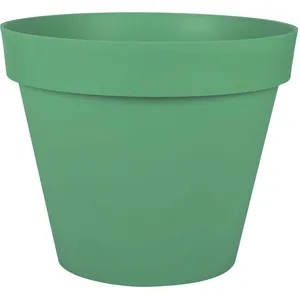 Comparateur de prix : EDA Pot Rond Toscane - 48x40cm - 43l - Vert Laurier - Eda Plastiques