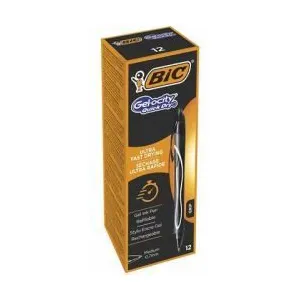 Comparateur de prix : Stylo à encre gel BIC Gel-ocity Quick Dry Noir