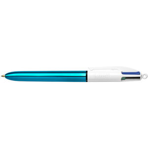 Comparateur de prix : BIC Stylo bille 4 couleurs 1 mm Shine Bleu métallisé
