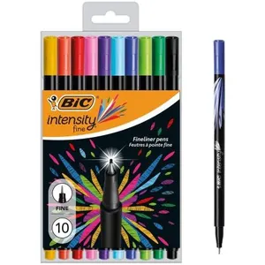 BIC Fineliner Intensity Fine, étui en plastique de 10 ()
