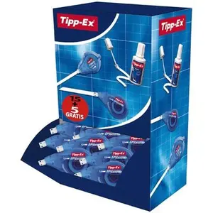 Tipp-ex easy correct filmbande correcteur 12 m blanc 20 pièce(s) pas cher