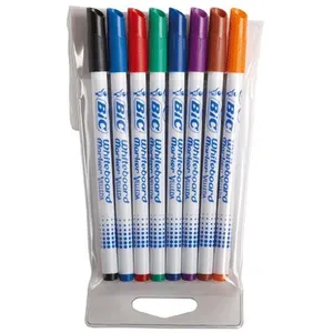 Comparateur de prix : Pochette de 8 feutres effaçables à sec BIC 1721 Couleurs Assorties