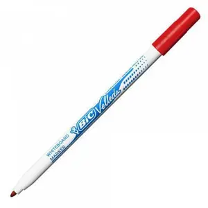Comparateur de prix : Lot de 24 Bic - Feutre Velleda 1721 effaçable à sec - pointe fine - encre rouge