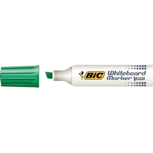 Comparateur de prix : Velleda Marqueur Velleda 1781 Bic Effaçable À Sec Pointe Biseau Vert