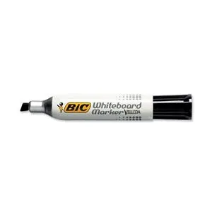 Comparateur de prix : Velleda Marqueur Velleda 1781 Bic Effaçable À Sec Pointe Biseau Noir