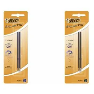 Comparateur de prix : Recharge pour stylo bille BIC Réaction bleu - x2 - Marque BIC - Pointe moyenne