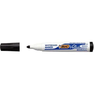 Comparateur de prix : BIC Marqueur tableau blanc Velleda 1701 ECOlutions, noir ()