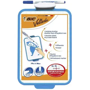Ardoise double-face 19 x 26 cm Bic pas cher