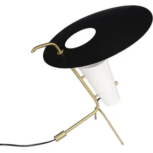 SAMMODE STUDIO - Lampe de table G24 - Noir - Laiton - Designer Pierre ...Vendu parmade-in-design