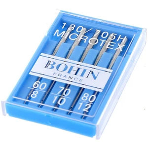 Comparateur de prix : Bohin Aiguille machine talon microtextile n° 60 à 80 par 5