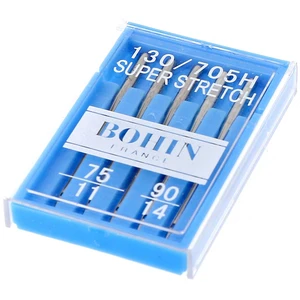 Comparateur de prix : Bohin Aiguille machine talon plat stretch n° 75 à 90 par 5