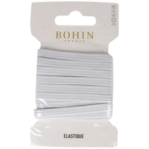 Bohin Élastique tressé Blanc demi large 8 g - 3,5 m