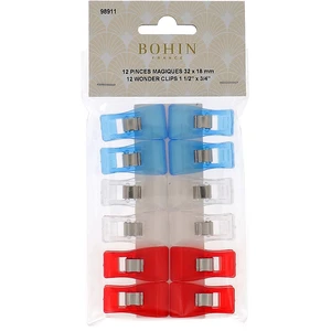 Comparateur de prix : Bohin Pinces magiques pour travaux de couture 32 x 18 mm 12 pcs