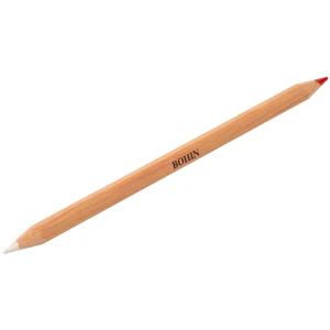 Bohin Crayon craie Textile bicolore Rouge et BlancVendu parscrapmalin