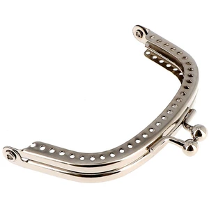 Bohin Fermoir métallique arrondi 80 mm n°10 Argent pas cher