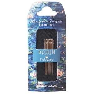 Bohin Aiguilles à broder la soie 15 pcs pochette édition Petrusse