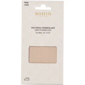 Bohin Pièce de réparation Percale thermocollante BeigeVendu parscrapmalin