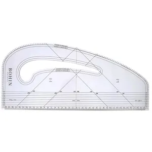 Règle de Couture Multifonction 42 x 19 cm - Bohin Transparent - Transp...
