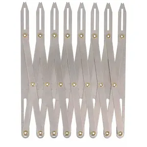 Jauge boutonnière extensible argent (16x8cm) - BOHIN(...) - Gris