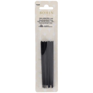 Bohin Agrafe à bâtir Microstitch Noir 1200 pcs pas cher