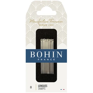 Bohin Aiguille à coudre longue n° 8 tissu léger et moyen