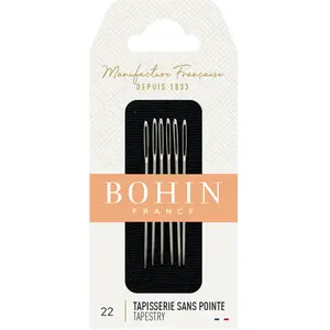 Comparateur de prix : Bohin Aiguille à tapisserie sans pointe n° 24 broderie sur canevas