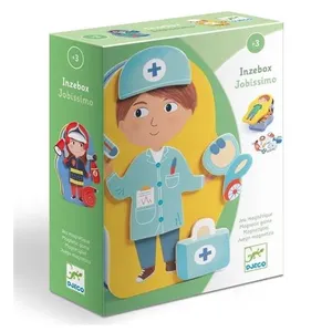 Djeco - Jeu de magnets Jobissimo - Set de 20 Multicolore taille unique pas cher