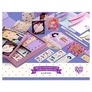 Comparateur de prix : Mini coffret papeterie Lucille Djeco