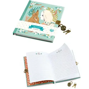 Carnet secret Djeco collection Lucille Bleu aqua