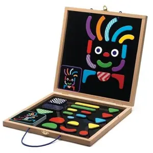 Jeu magnétique en bois Geobonhomme Djeco pas cher