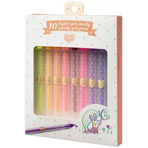 Non communiqué Lot de 10 styos gel candy