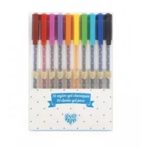 Non communiqué STYLOS - 10 Stylos gel classiques