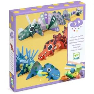 DJECO Enfilage Terribles Dinos pas cher