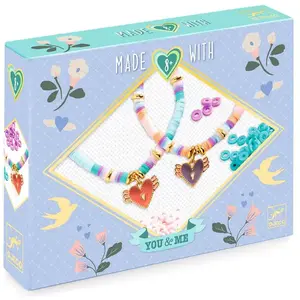 Comparateur de prix : DJECO Coffret perles et bijoux You and Me : Heishi Cœurs