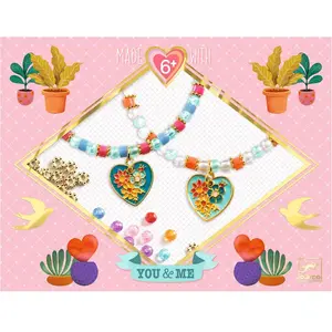 Comparateur de prix : Djeco - Kit De Création - Bijoux Duo Bracelets Coeur You & Me