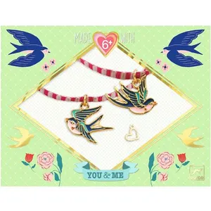 Djeco Bijoux duo bracelets rubans Oiseaux You & Me pas cher