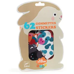 Djeco 62 Gomettes : Animaux de la ferme pas cher