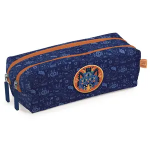 Comparateur de prix : DJECO Trousse en coton monstre double compartiment