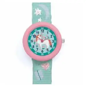 Comparateur de prix : Montre d'apprentissage DJECO - Cheval - Bleu et rose - Mixte