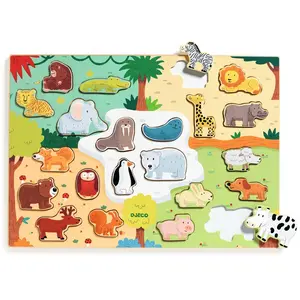 Encastrement Puzzlo Animo Djeco pas cher