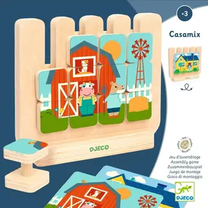 Djeco JEUX  EDUCATIFS BOIS - Casamix pas cher