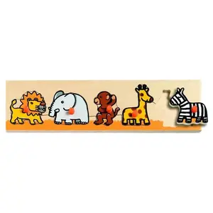 Comparateur de prix : Sava'n'co - Puzzle d'encastrement en bois - 5 pièces - Djeco